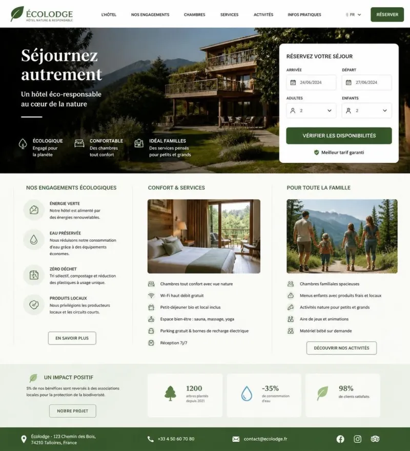 découvrez nos conseils pour identifier un hébergement véritablement écoresponsable et faire un choix respectueux de l'environnement lors de vos voyages.